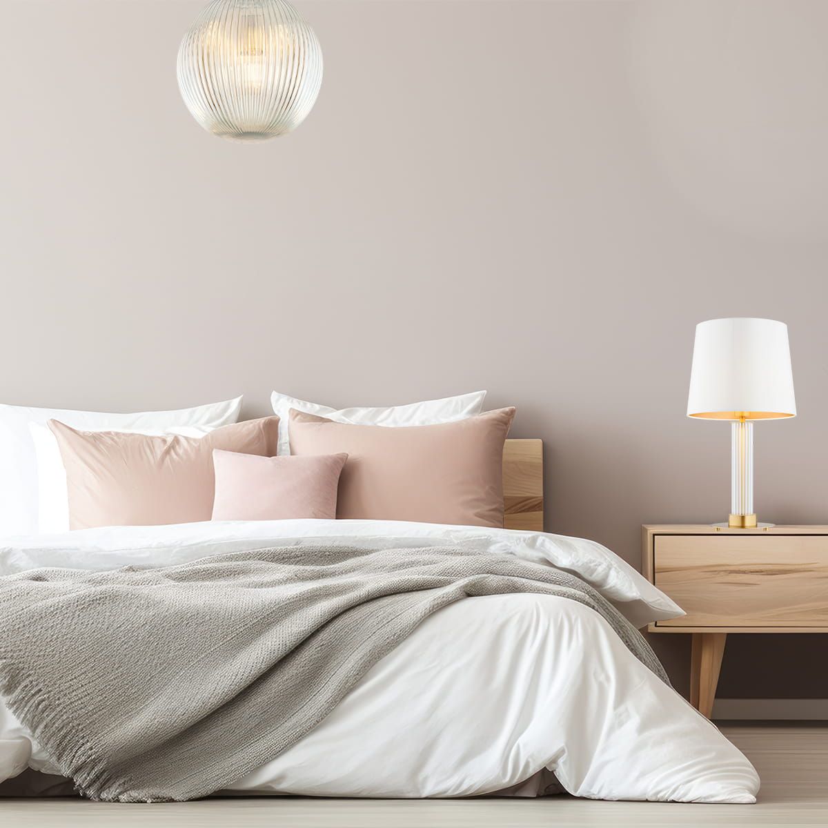 Argon Hampton lampa stołowa 1x15 W kremowa 8540