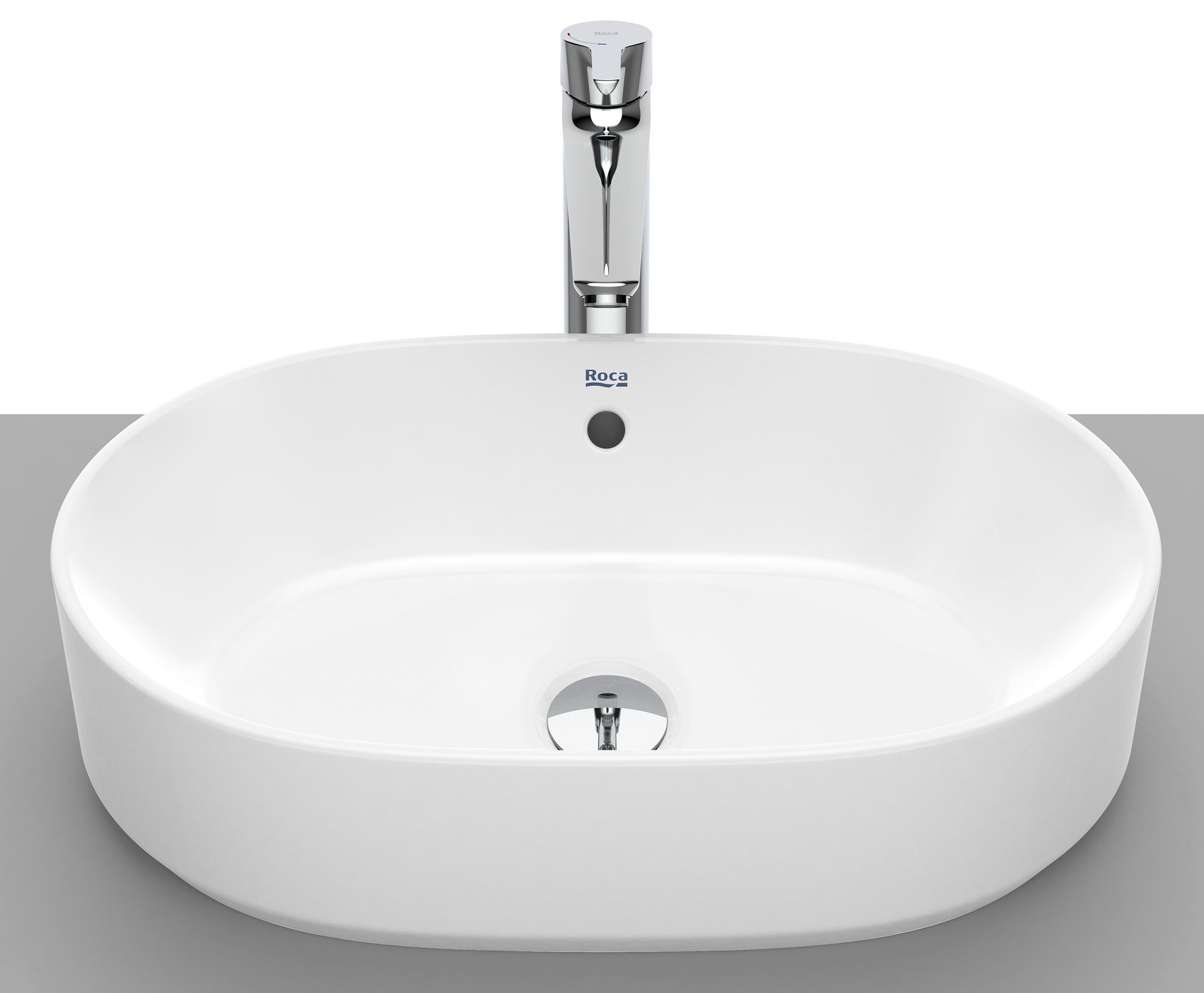 Roca Gap umywalka 55x39 cm owalna nablatowa biała A3270Y1000 - Wysyłka w 24h