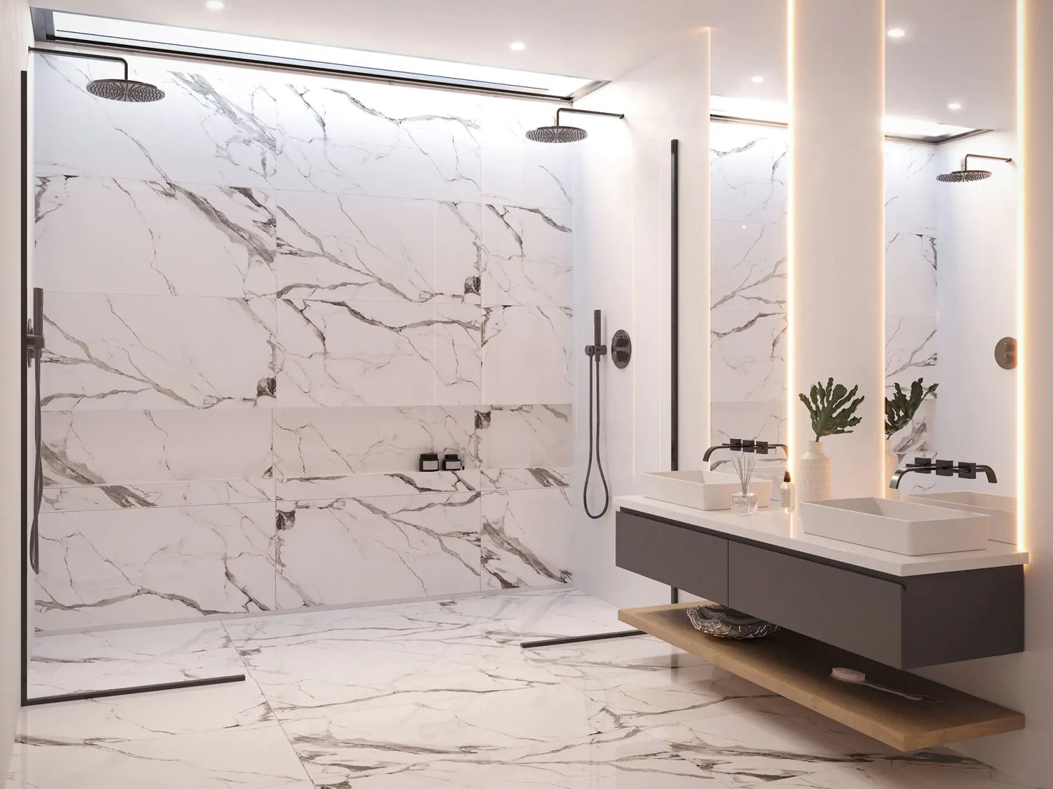 Ceramstic Di Carta płytka ścienno-podłogowa 120x60 cm biała