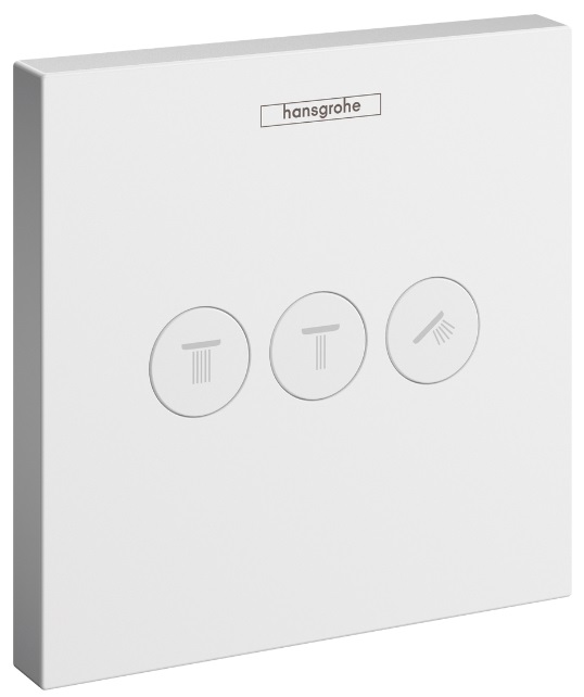 Hansgrohe ShowerSelect zawór podtynkowy odcinający biały mat 15764700
