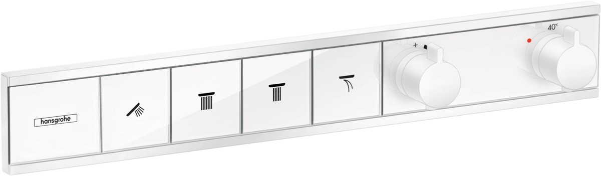 Hansgrohe RainSelect bateria wannowo-prysznicowa podtynkowa termostatyczna biały mat 15382700