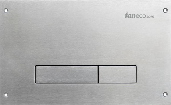 Faneco Slim przycisk spłukujący do WC stal szczotkowana KKM08SNM