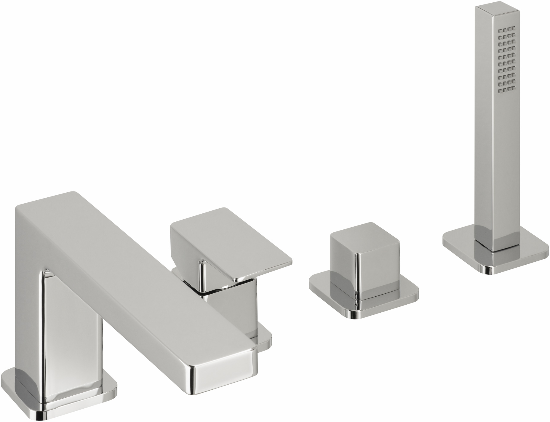 Herzbach Ceo bateria wannowo-prysznicowa 4-otworowa chrom 36.220250.1.01
