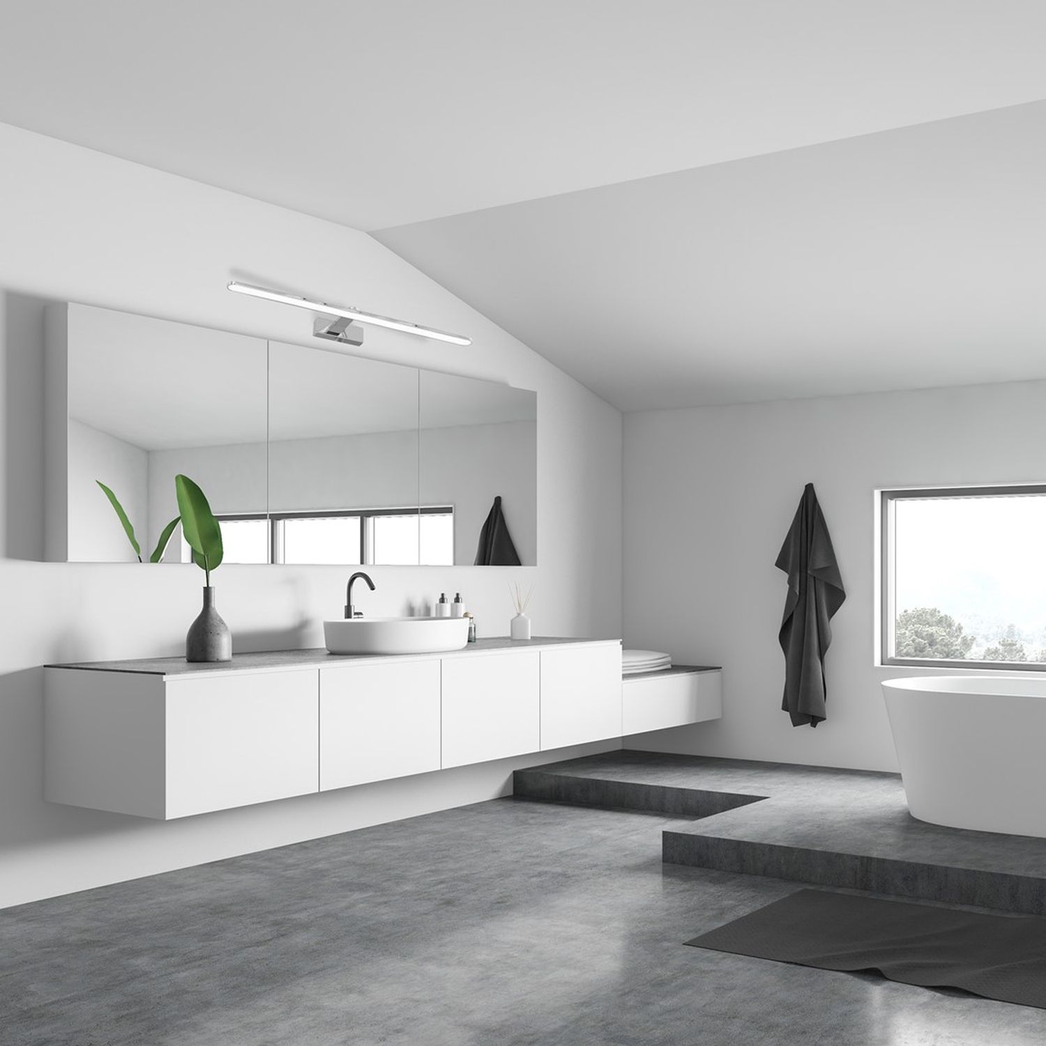 Milagro Splash kinkiet 1x16W chrom ML5722