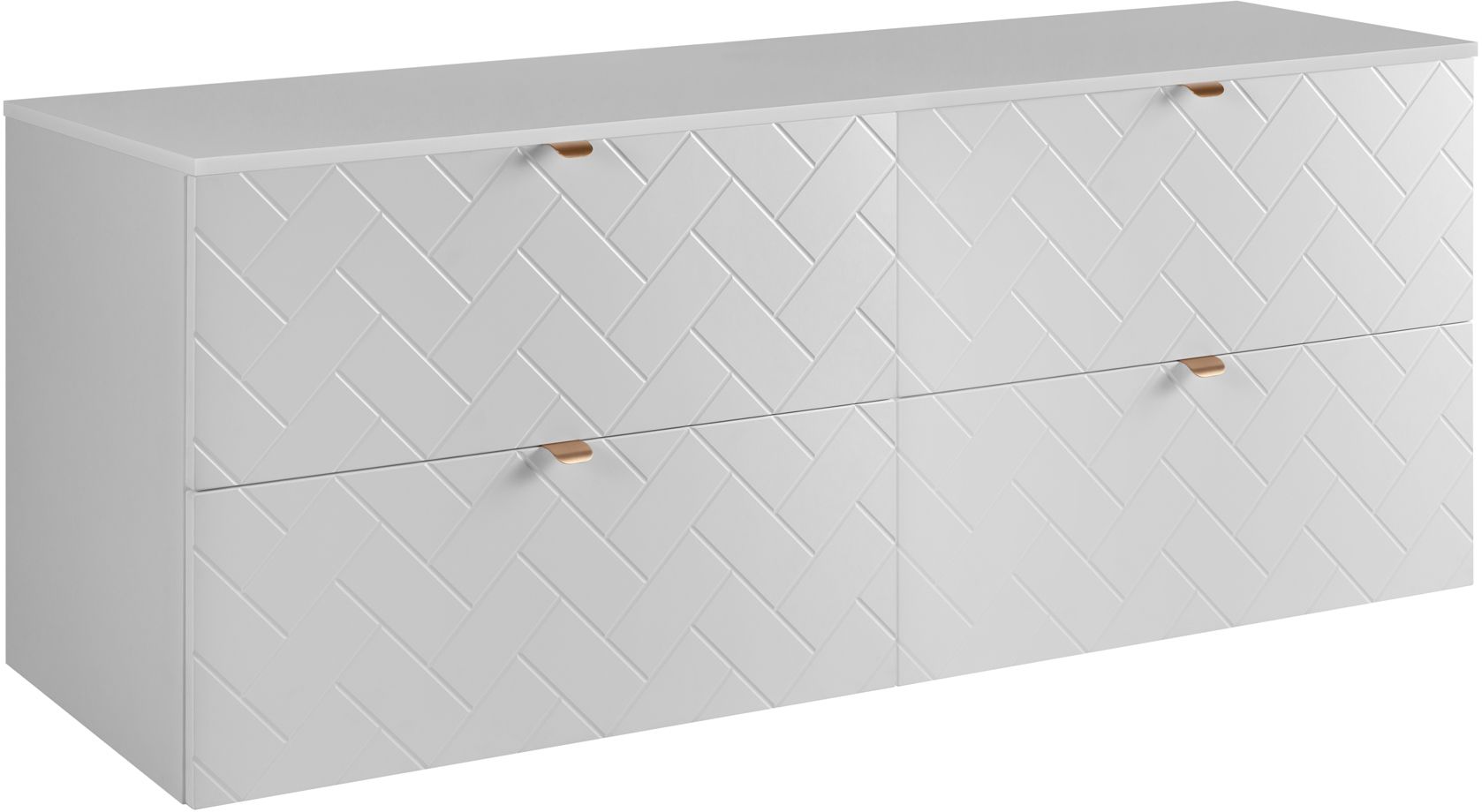 Zestaw Rodan Trend zestaw mebli łazienkowych 160 cm biały (5906154450829, 5906154452038)