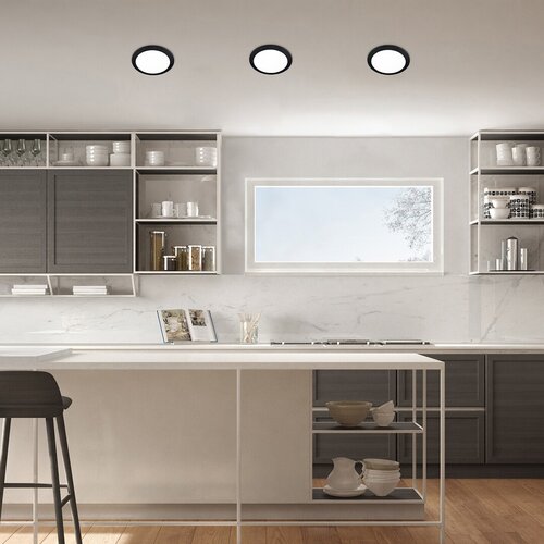 Rabalux Shaun2 lampa do zabudowy 1x6 W czarna 71225