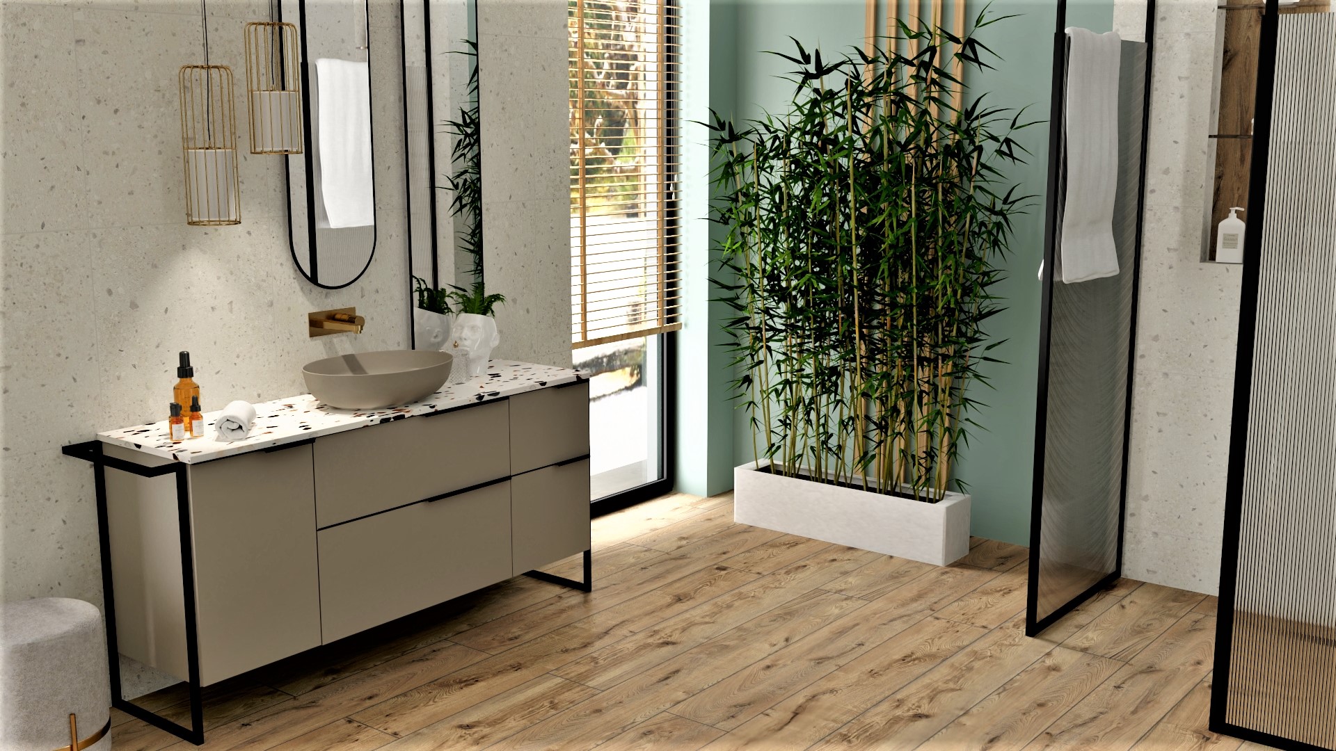 Elita Look szafka 80x44,9x63,5 cm podumywalkowa wisząca fume matt RE080801027020