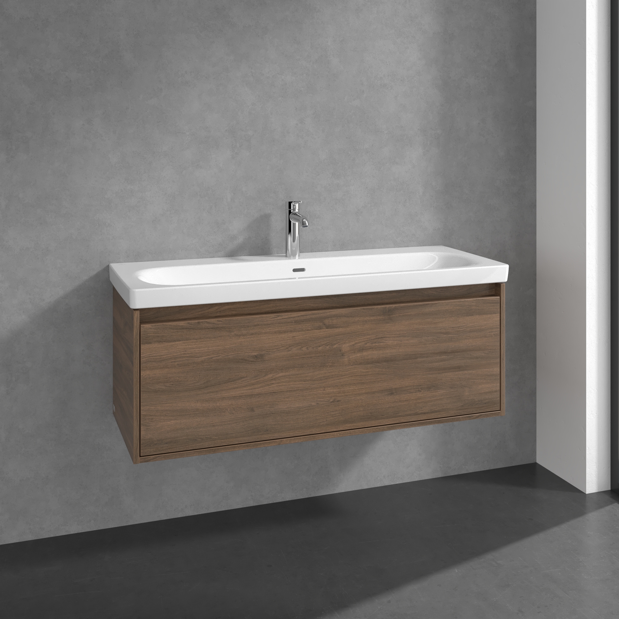 Villeroy & Boch Skyla szafka 117,2x43,9x43,6 cm podumywalkowa wisząca Arizona Oak C79200VH