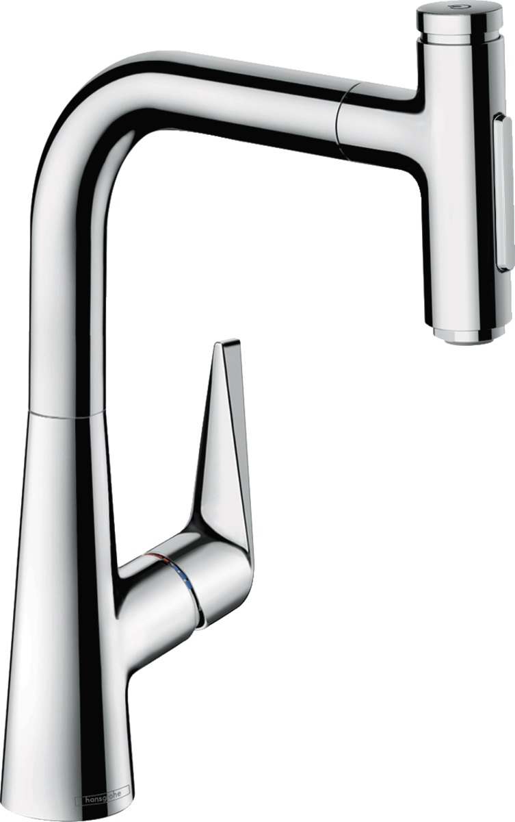Hansgrohe Talis Select M51 bateria kuchenna stojąca z wyciąganą wylewką chrom 73868000