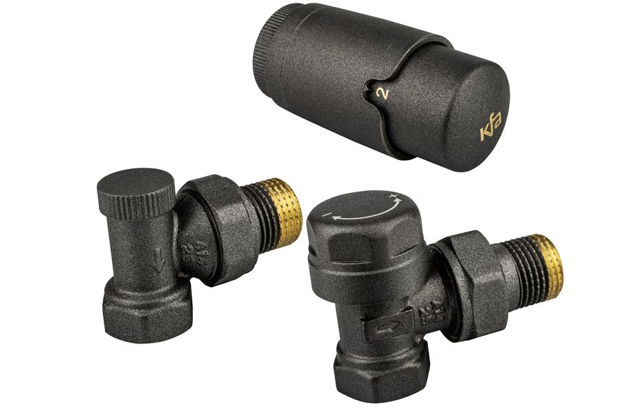 KFA Armatura Komfort Pro zestaw termostatyczny grafit 757-130-61-BL - Wysyłka w 24h