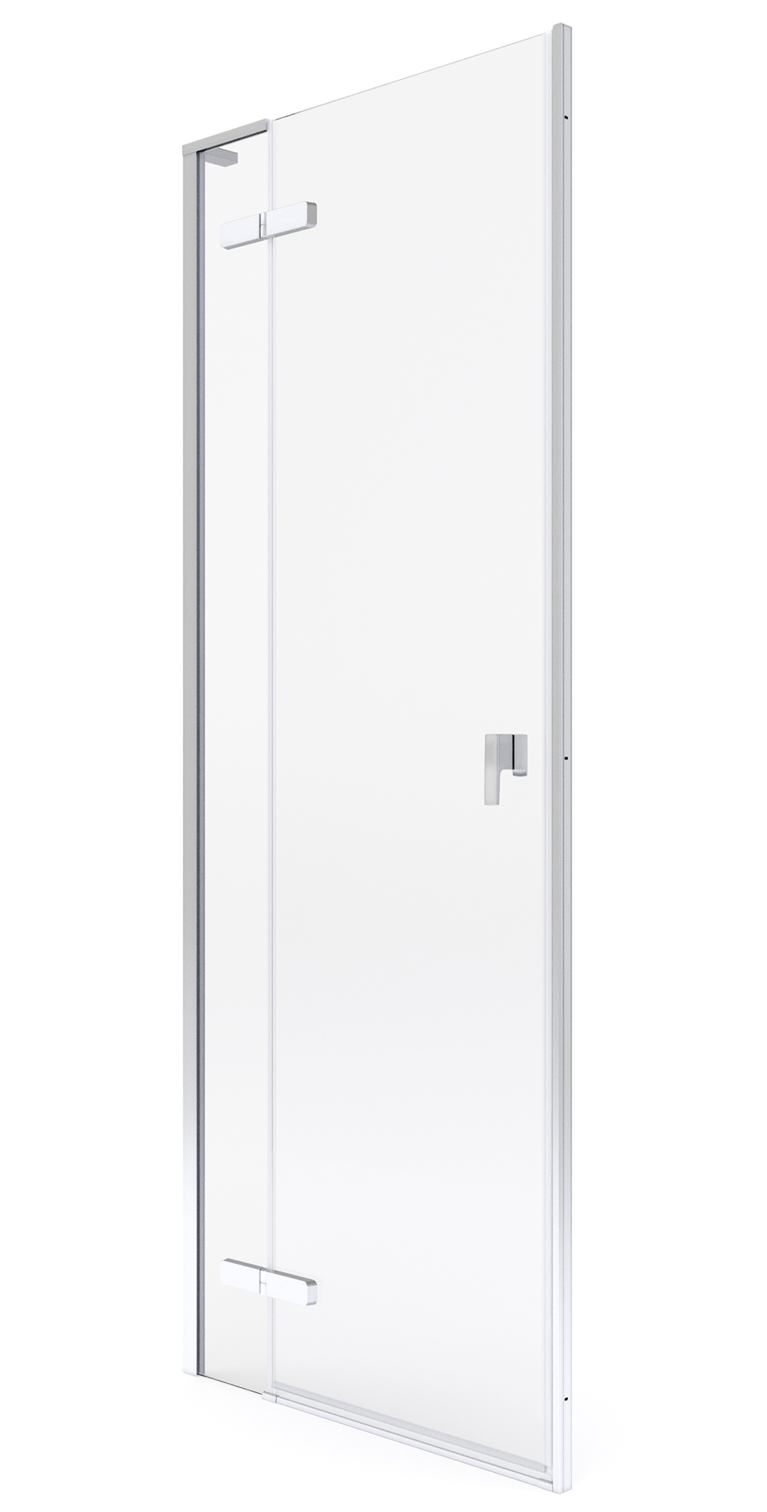 Roca Metropolis-N drzwi prysznicowe 160 cm uchylne chrom połysk/szkło przezroczyste AMP0816012M