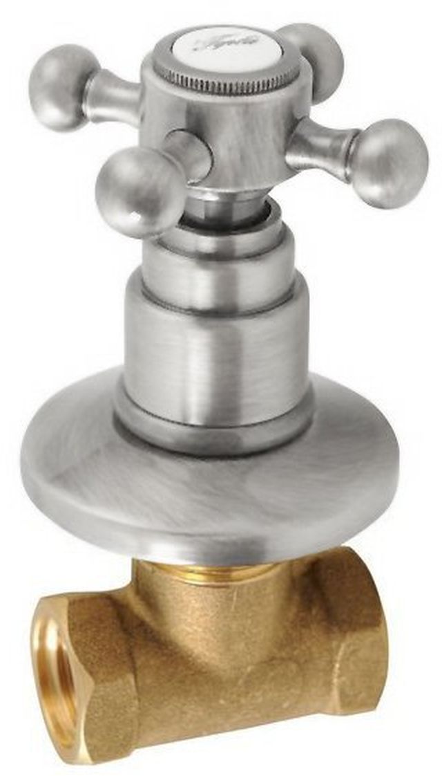 Sapho Antea zawór podtynkowy 1/2" woda ciepła nikiel szczotkowany 3058H