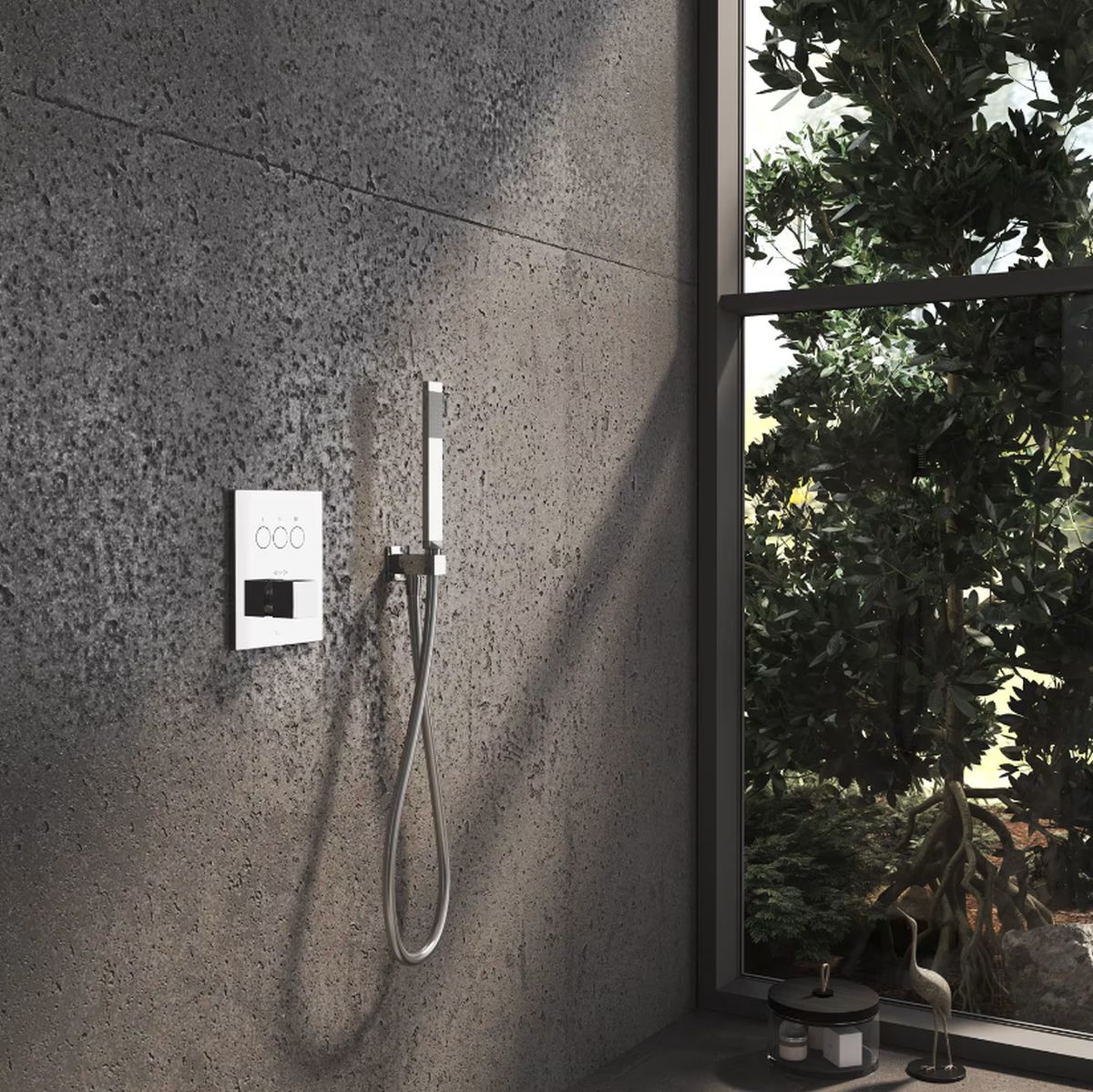 Kronenbach Smart Push bateria wannowo-prysznicowa podtynkowa termostatyczna chrom 19046003CR - Wysyłka w 24h