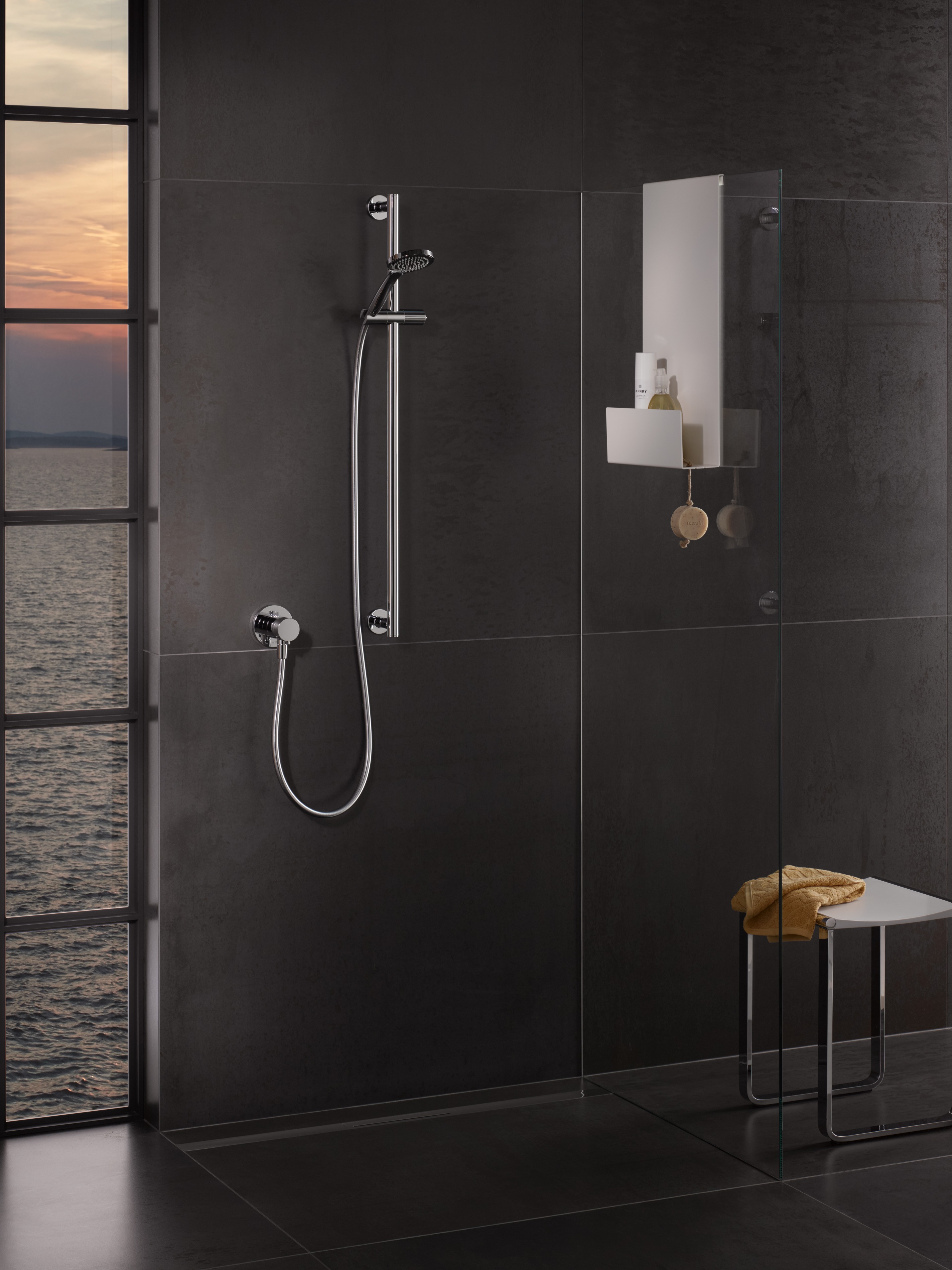 Keuco IXMO Solo bateria prysznicowa podtynkowa termostatyczna chrom 59554010021