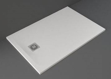 Rak Ceramics Feeling brodzik 80x120 cm prostokątny Raksolid biały RFST080120S500
