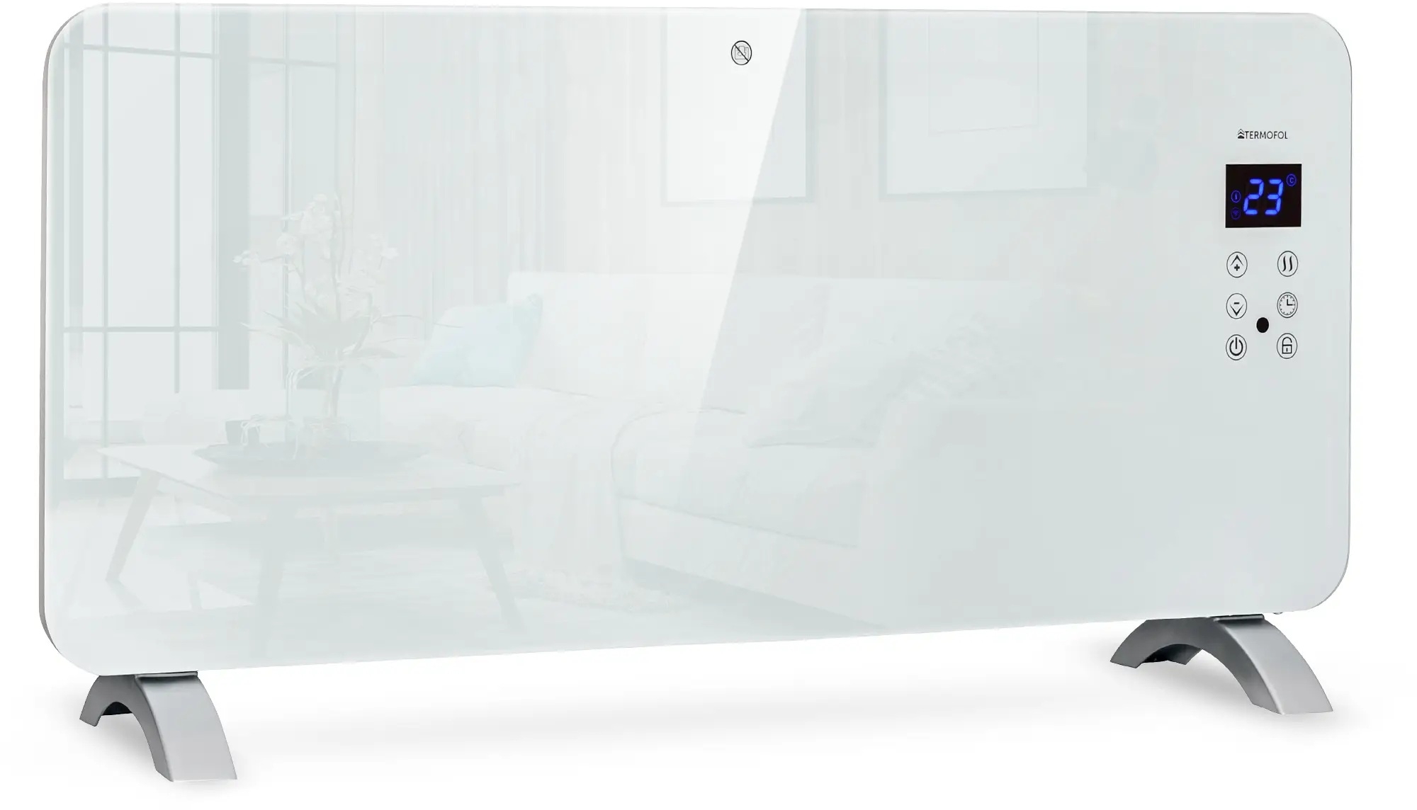 Termofol TF grzejnik konwektorowy 38x92 cm z WI-FI biały TF-2000WIFI - Wysyłka w 24h