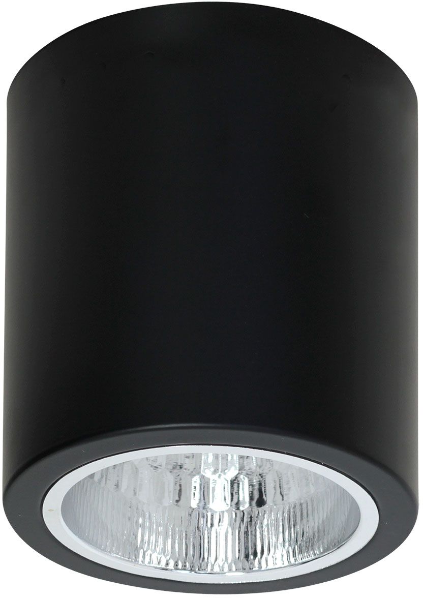 Luminex Downlight Round lampa podsufitowa 1x60 W czarna 7239