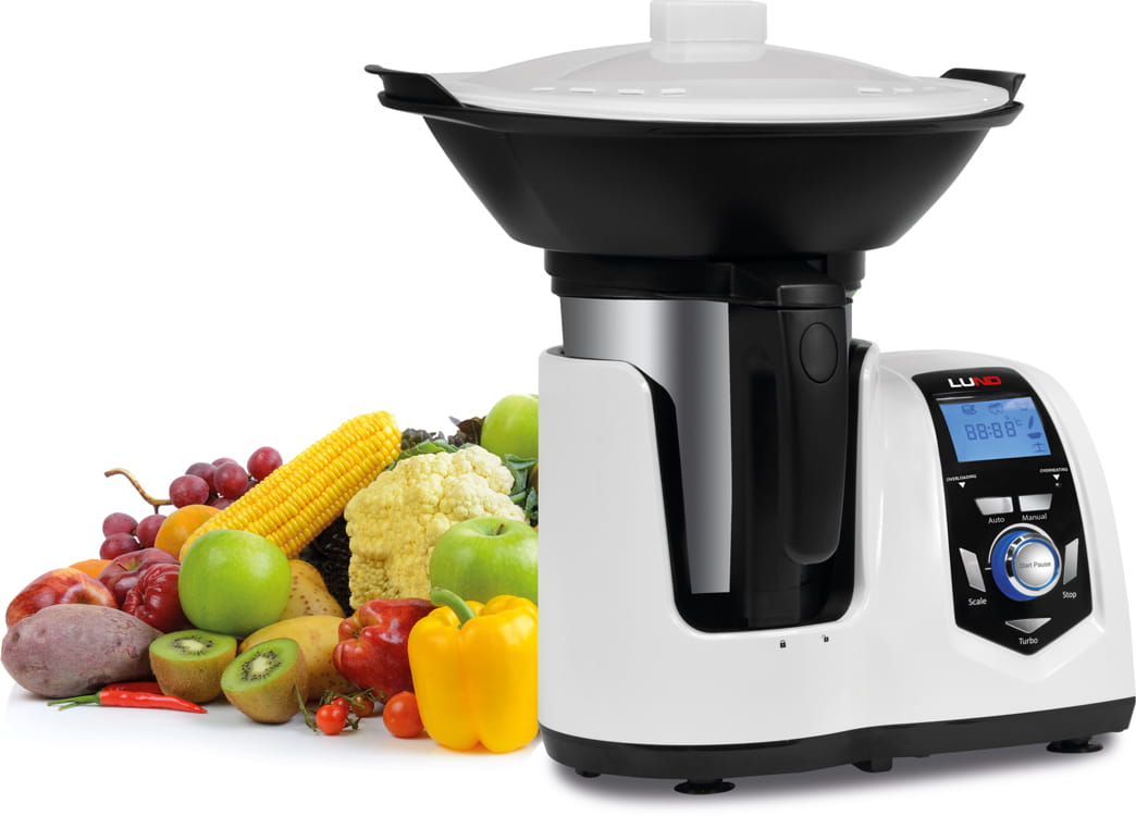 Wielofunkcyjny robot kuchenny z funkcją gotowania