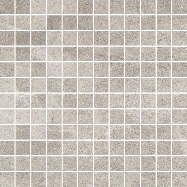 Gres szkliwiony mozaika MARENGO light grey mat ssq 29,8x29,8 gat. I