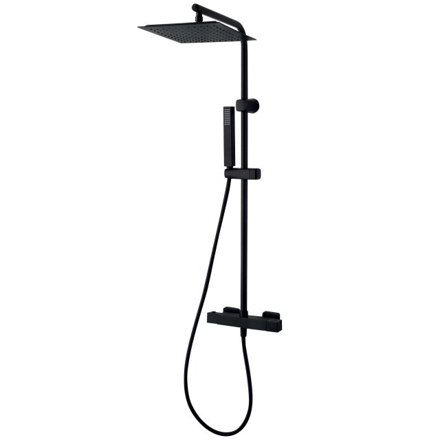 KUCHINOX Kolumna prysznicowa CUBI z baterią termostatyczną czarna PKU