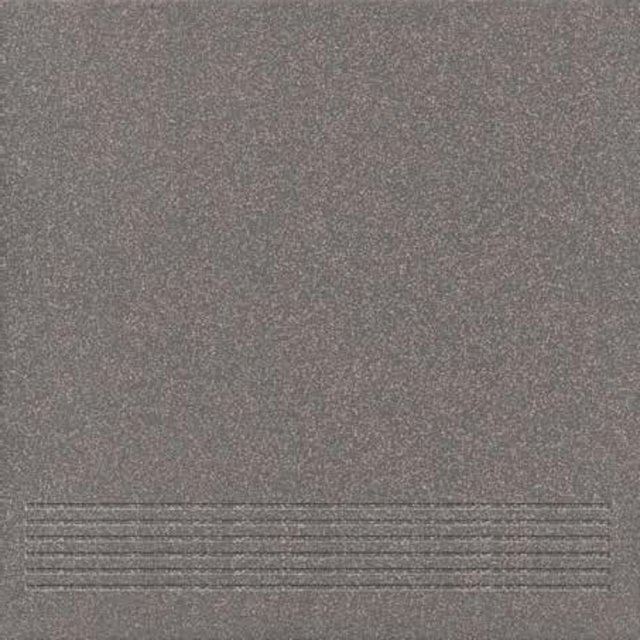 Gres techniczny stopnica ETNA graphite mat 30x30 gat. I