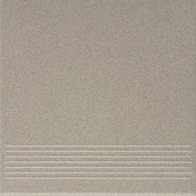 Gres techniczny stopnica HELIOS grey mat 30x30 gat. II