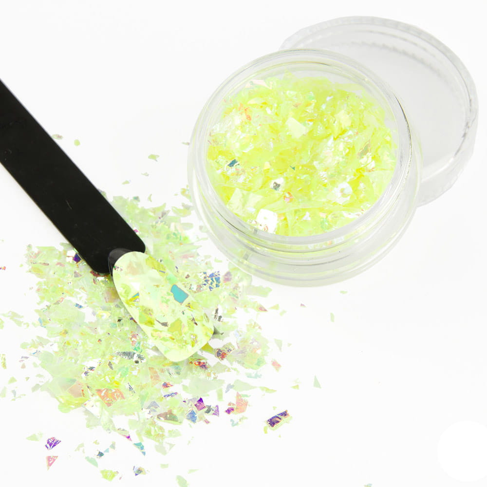 Cięta folia do paznokci Broken Mirror Effect słoiczek Nr 8