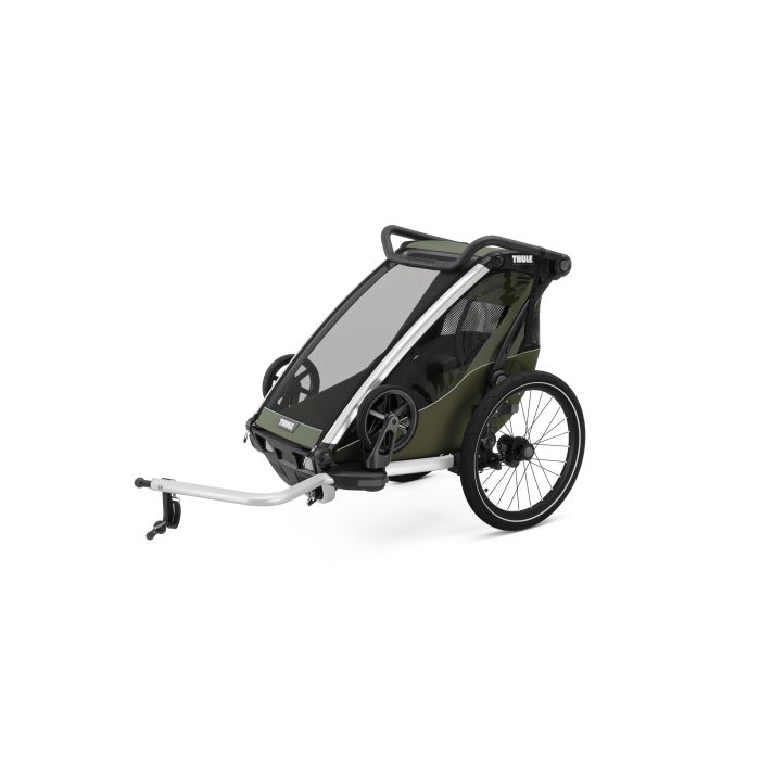 Thule Chariot Lite Single - pojedyncza przyczepka rowerowa-Vintage Green