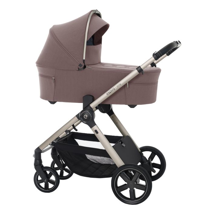 Espiro Only - uniwersalny wózek głęboko-spacerowy z torbą -508 Nude Brown