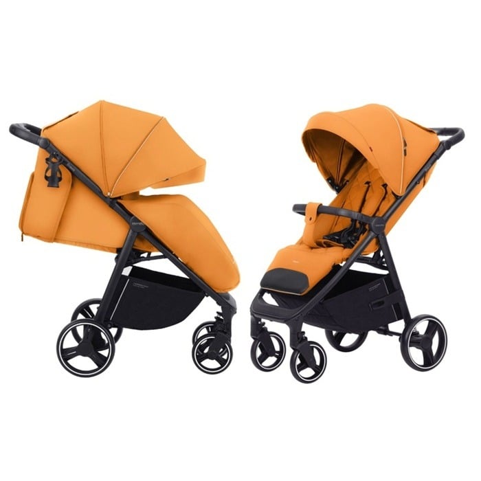 Carrello Bravo CRL-8512 - dziecięcy wózek spacerowy-Amber Orange
