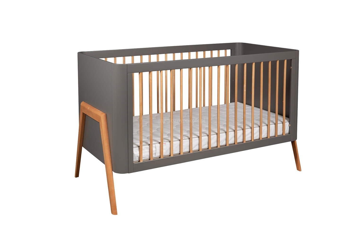 Troll, Torsten - łóżeczko 140x70-Seal Grey