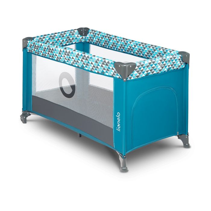 Lionelo Stefi - Łóżeczko turystyczne-Green Turquoise
