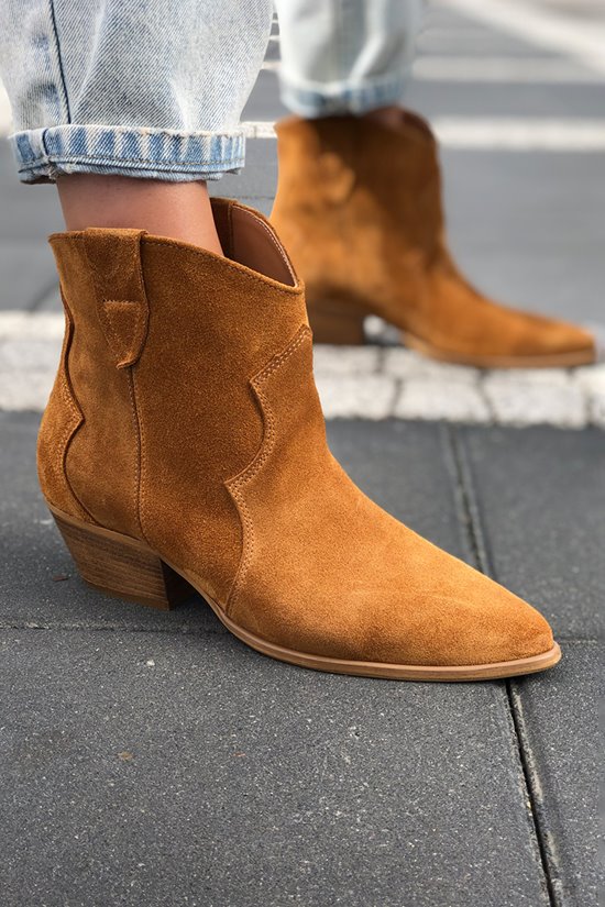 Botki damskie 0074 honey