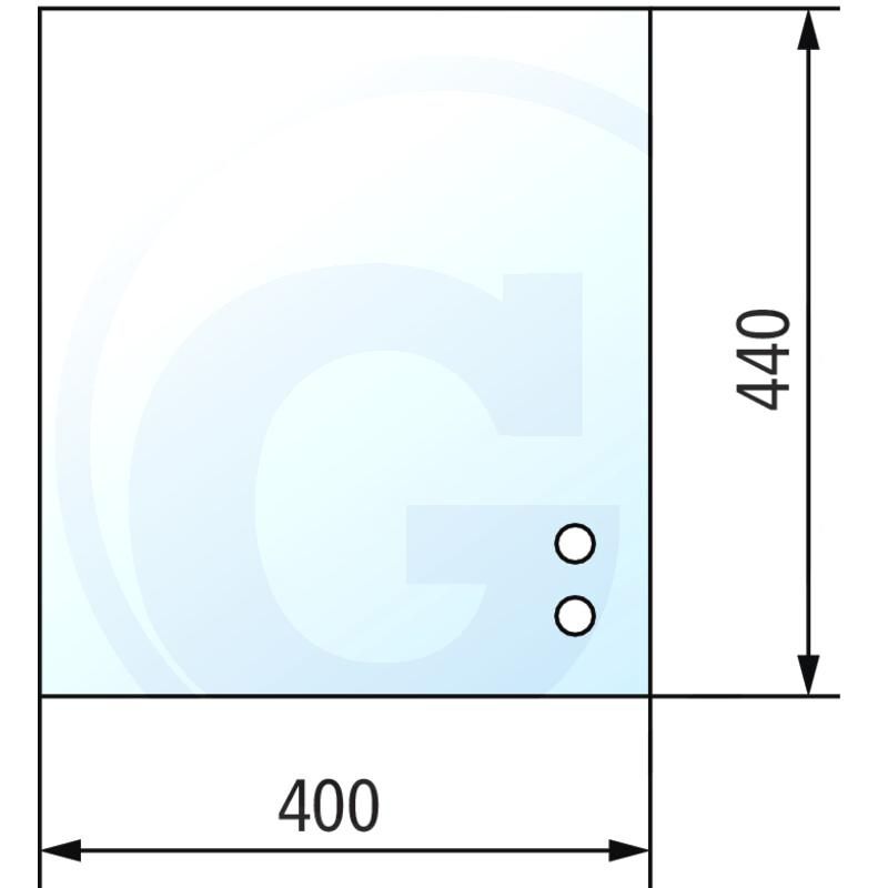 Szyba tylna dolna Fendt Favorit 600 281500220050