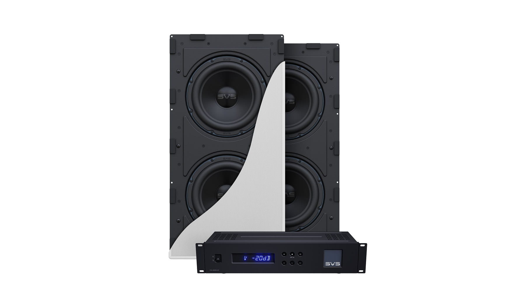 Zestaw svs 3000 in-wall dual subwoofer system