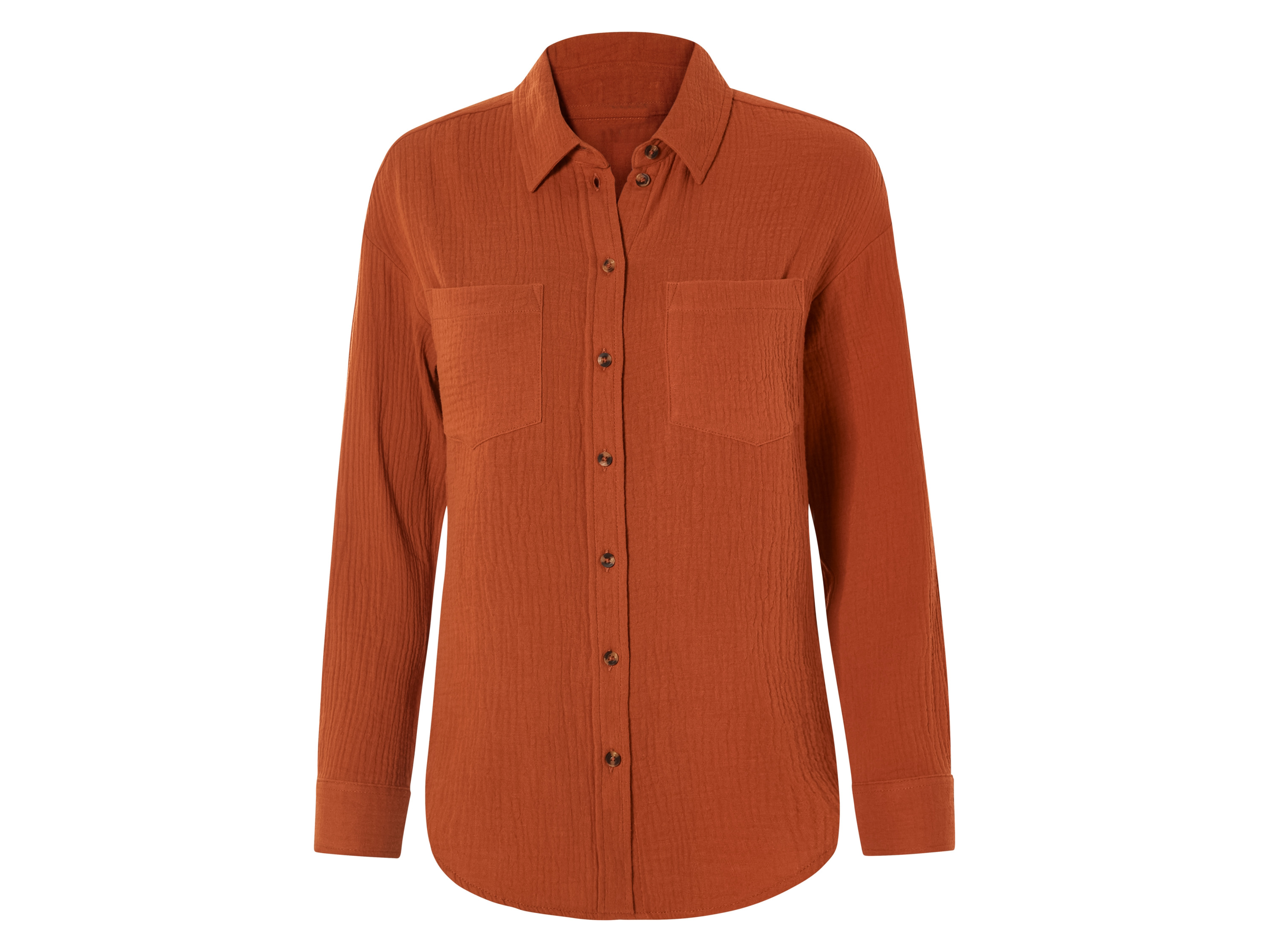 esmara Bluzka damska z muślinu Czerwony, 34