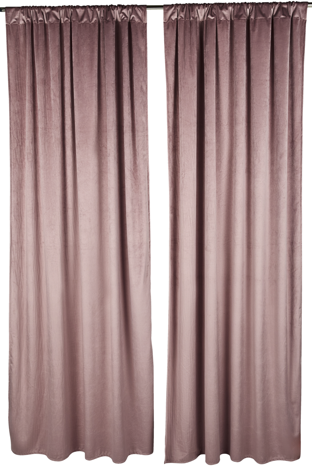 Livarno Zestaw zasłon welurowych, 135 x 254 cm Różowy