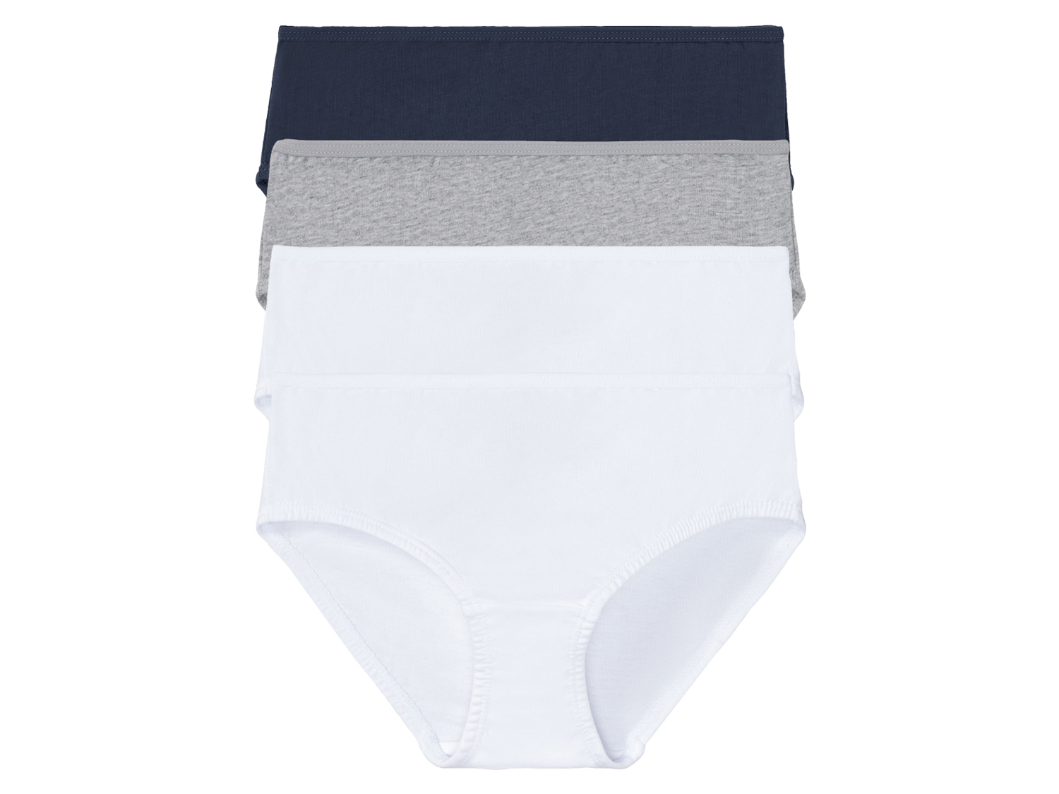 pepperts! Majtki dziewczęce, 4 pary 170/176, Granatowy/szary/biały
