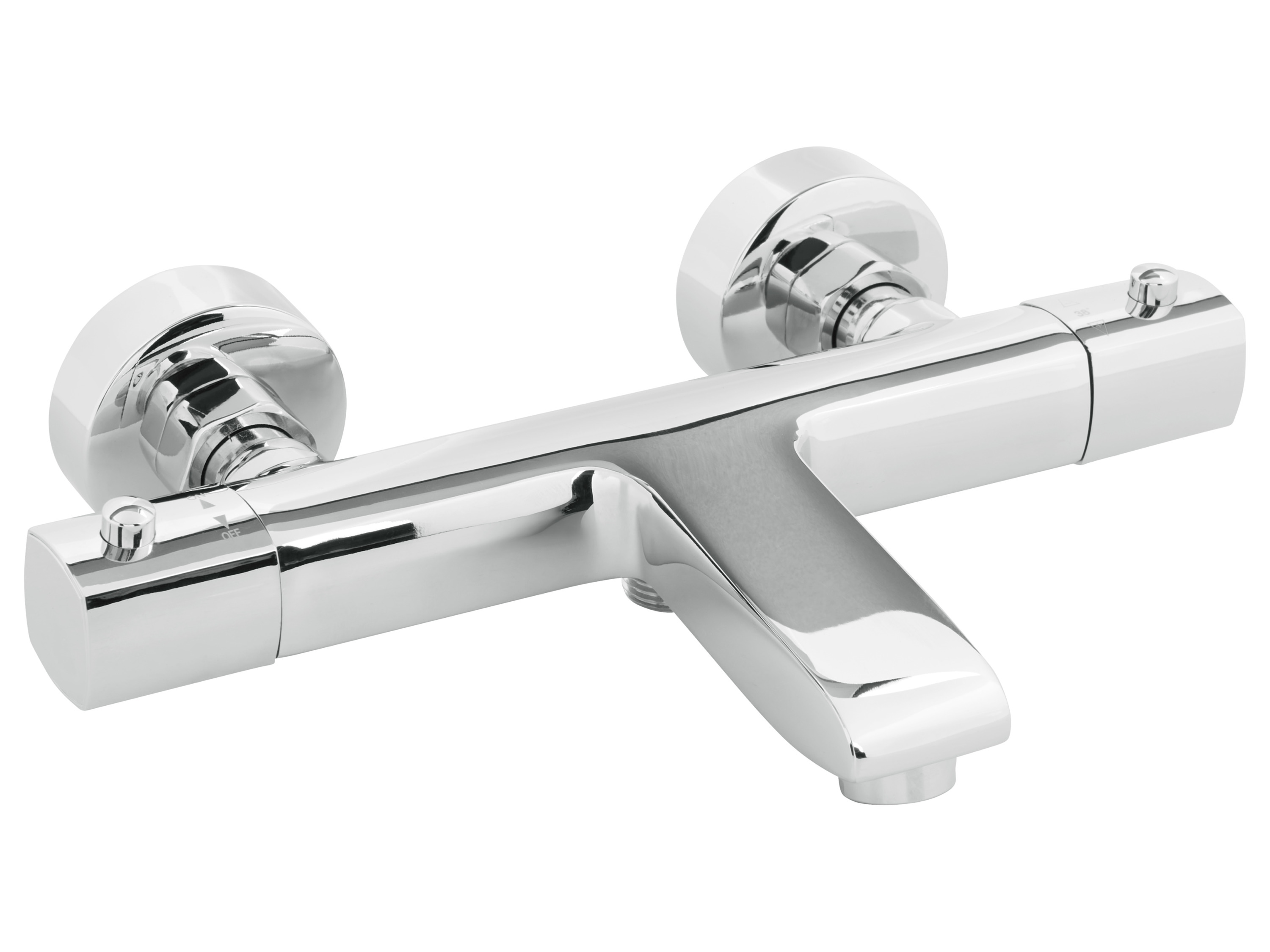 Livarno home Termostatyczna bateria prysznicowa lub wannowa Bateria wannowo-prysznicowa, Chromowana