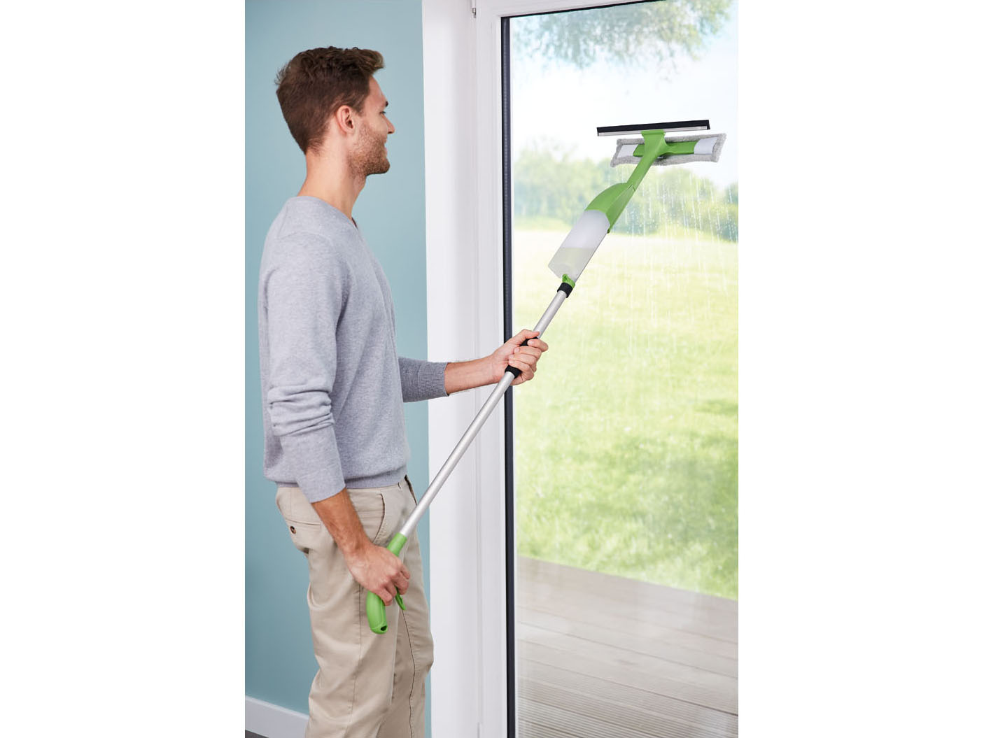 AquaPur Myjka do okien z funkcją spryskiwania