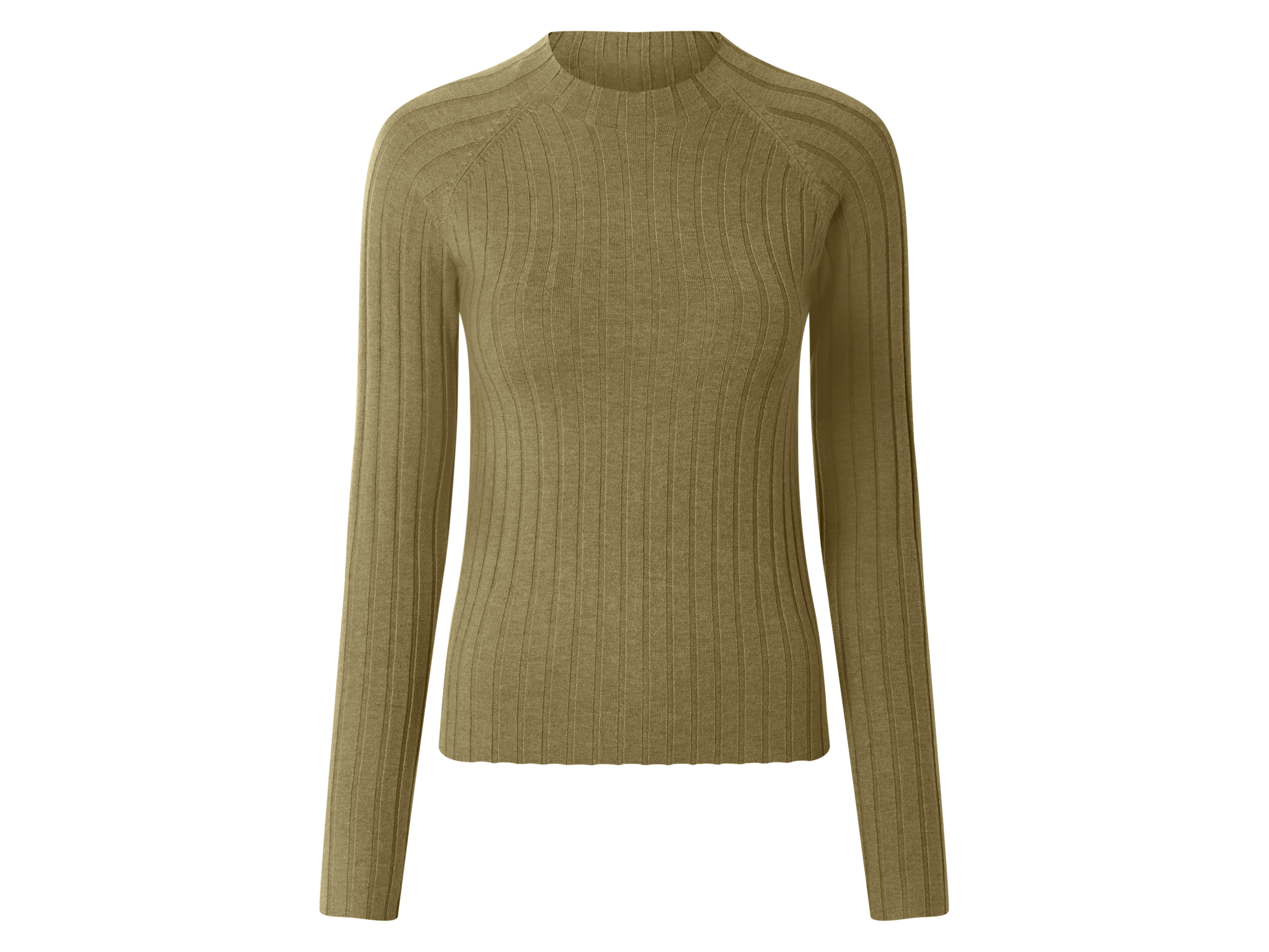 esmara Sweter dzianinowy damski Oliwkowy, XL 48-50