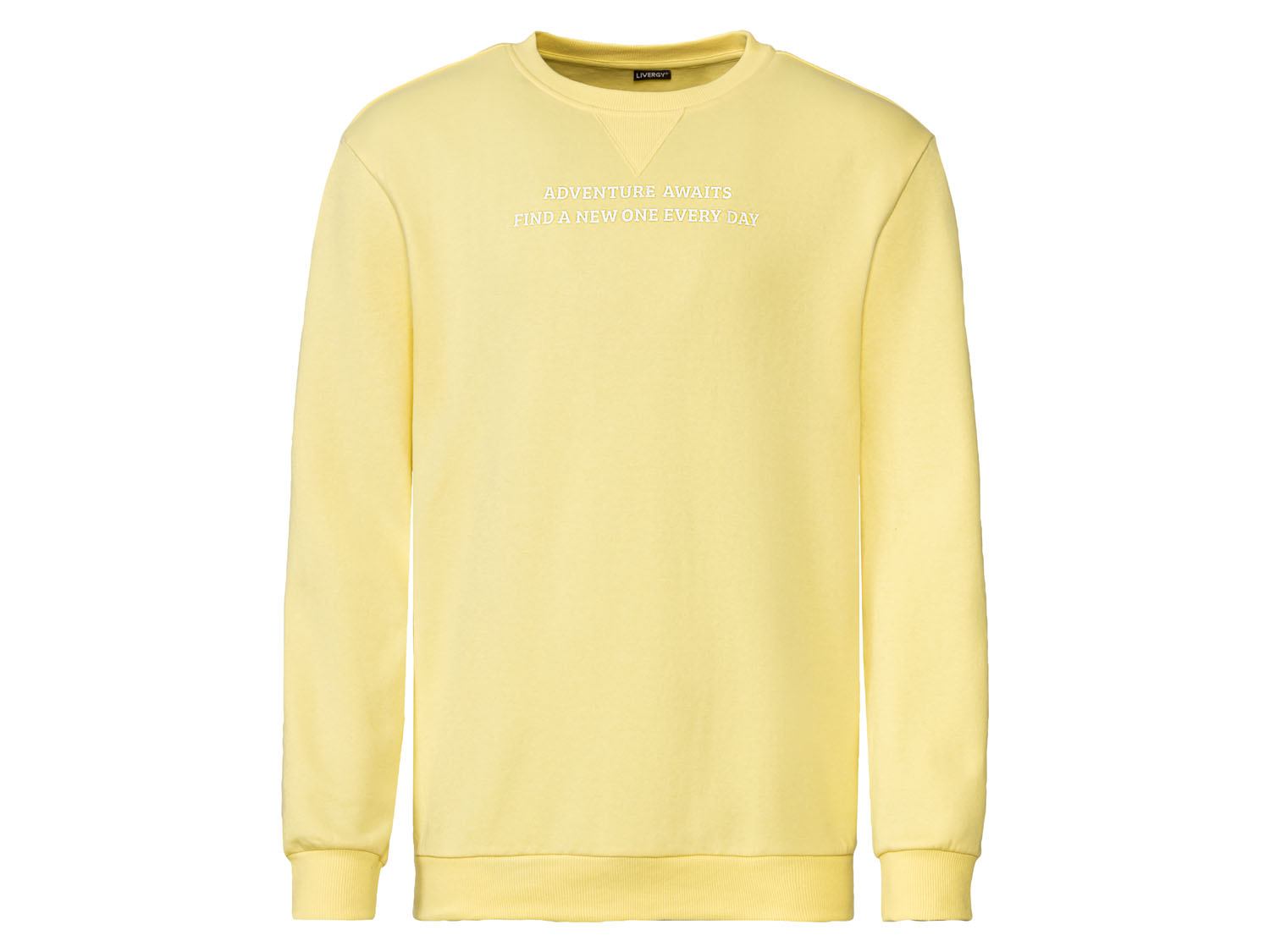 Livergy Bluza męska z nadrukiem L52/54, Żółty