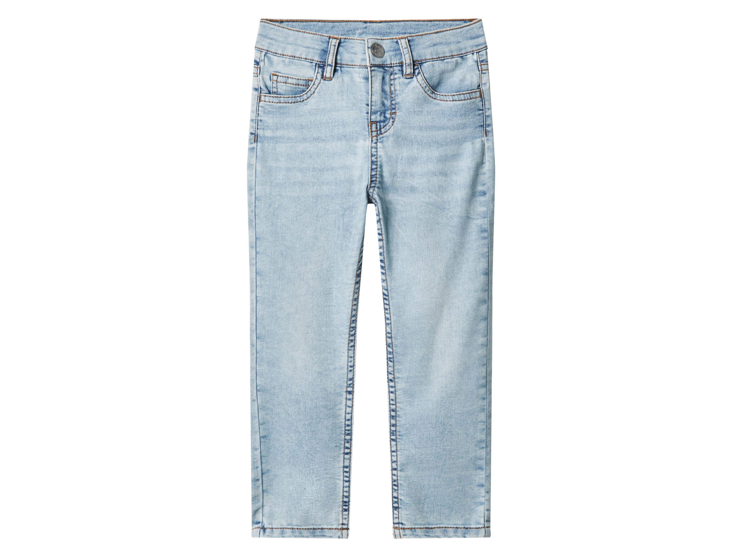 lupilu Jeansy slim fit dziecięce Jasnoniebieski, 128