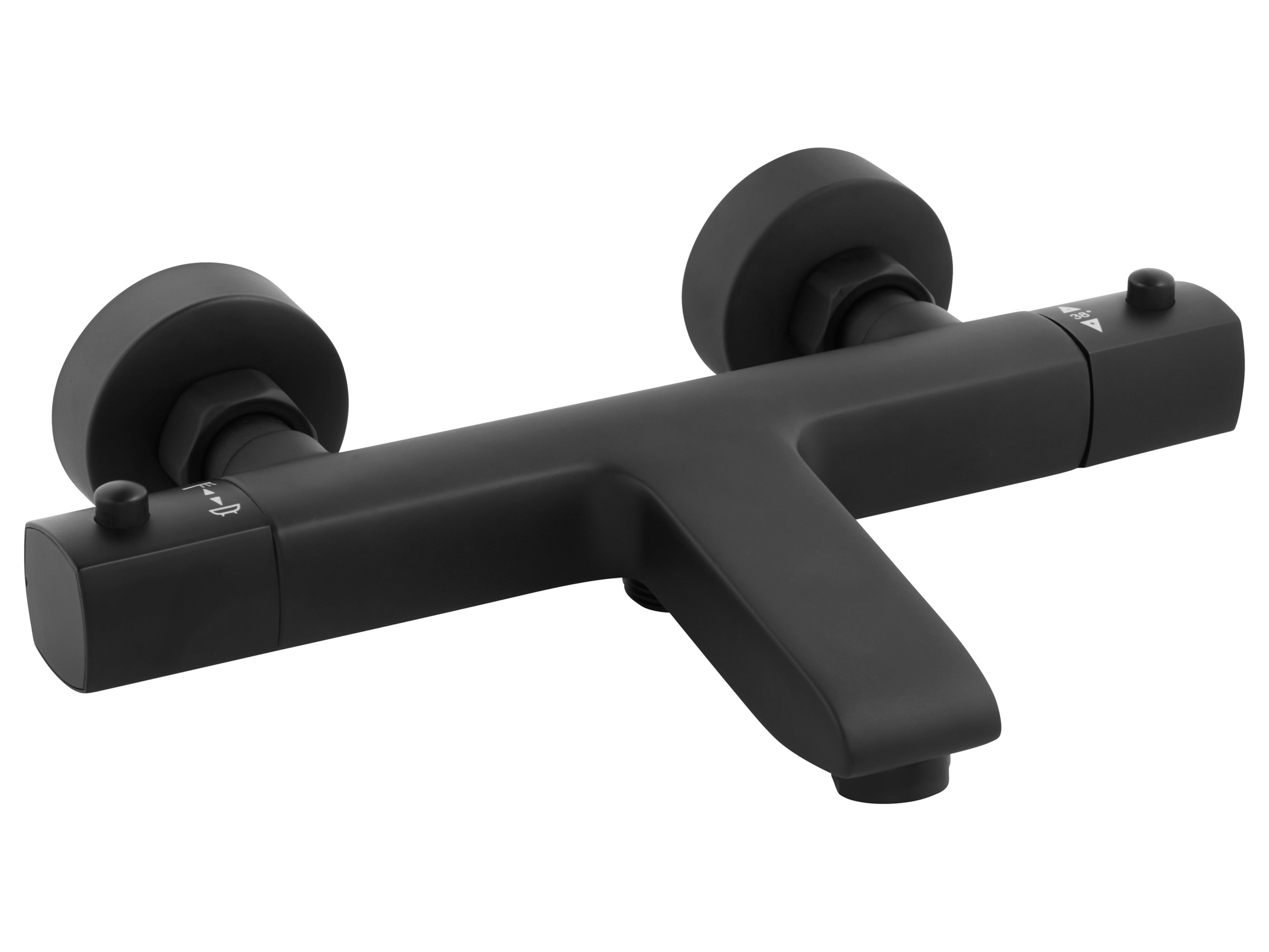 Livarno home Termostatyczna bateria prysznicowa lub wannowa Bateria wannowo-prysznicowa, Czarny