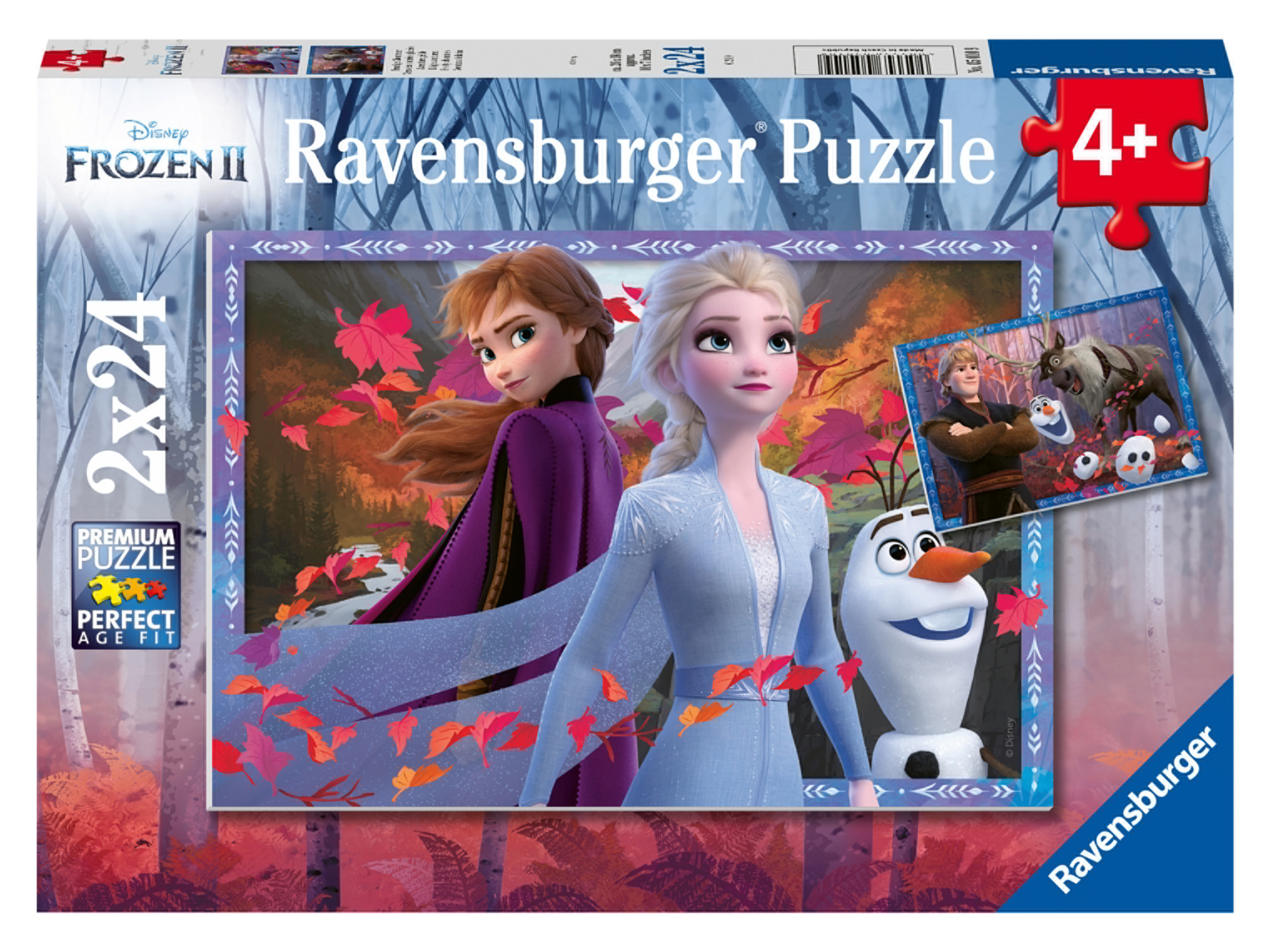 Ravensburger Puzzle dla dzieci Disney Kraina Lodu 2x24p