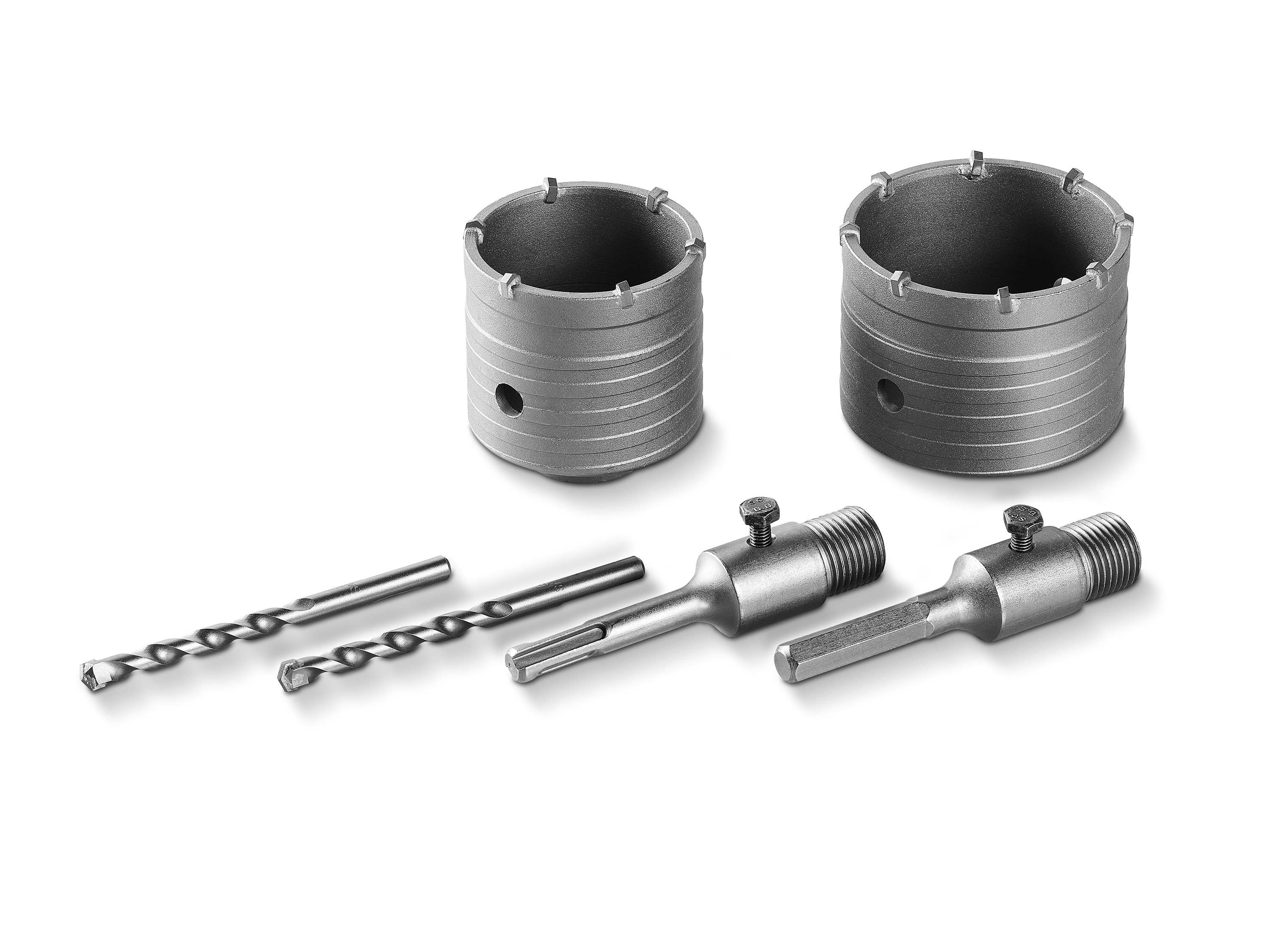 Parkside Zestaw wierteł udarowych i dłut / wierteł udarowych / wierteł koronowych Koronki wiertarskie, 2 szt.