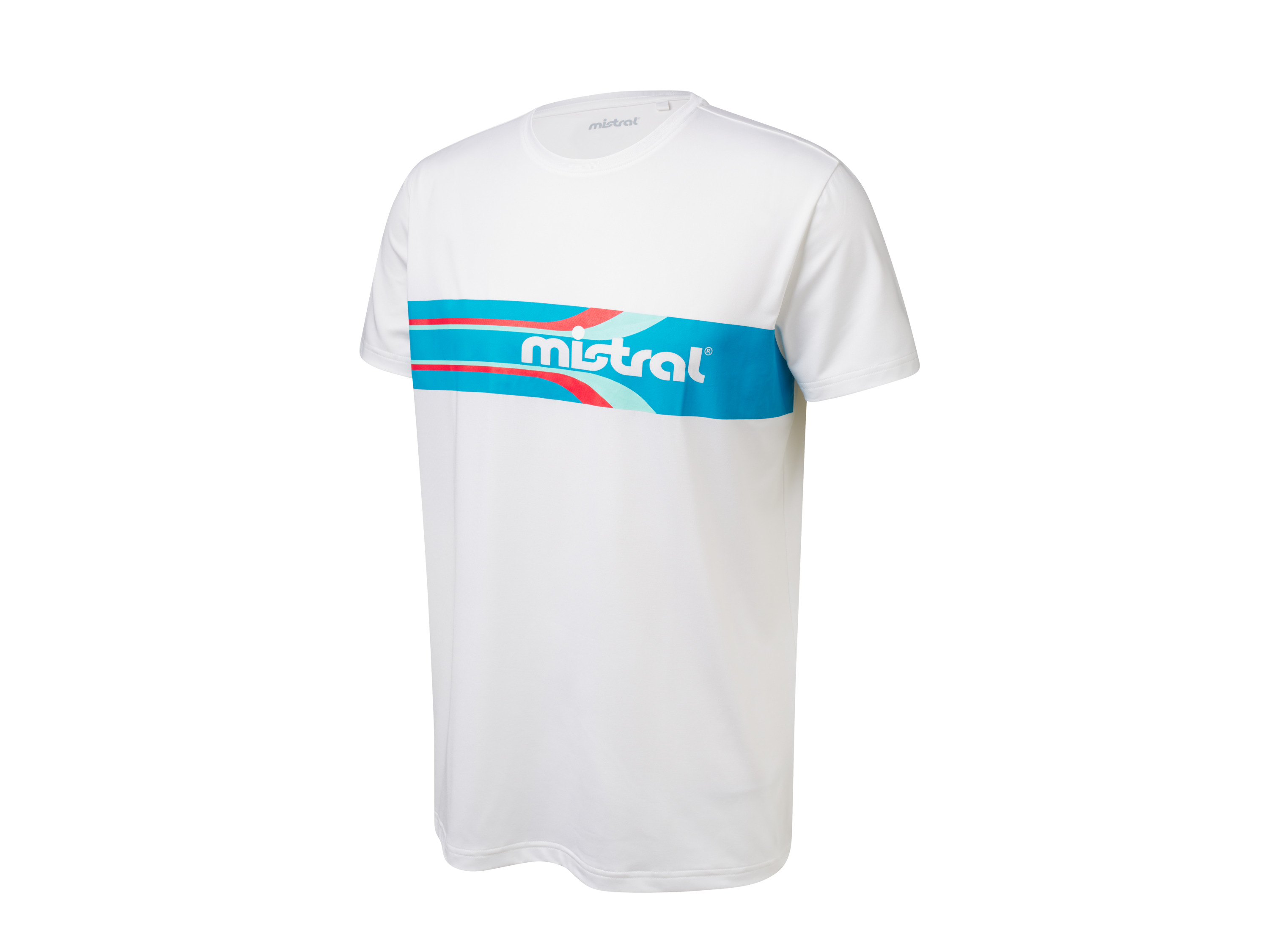 Mistral T-shirt męski z okrągłym dekoltem M 48/50, Biały