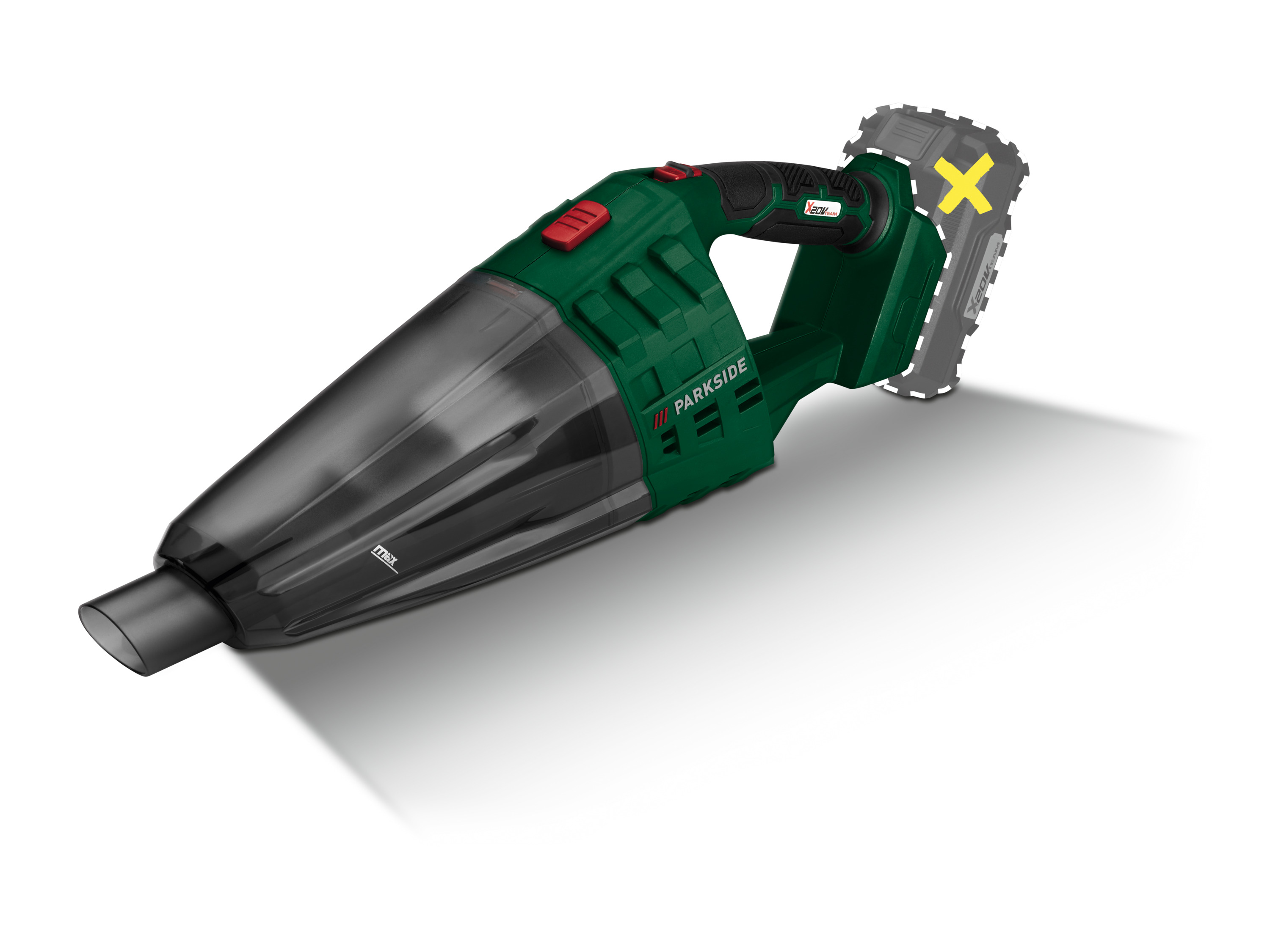Parkside Akumulatorowy odkurzacz ręczny Phssa 20-Li C1, 20 V bez akumulatora i ladowarki