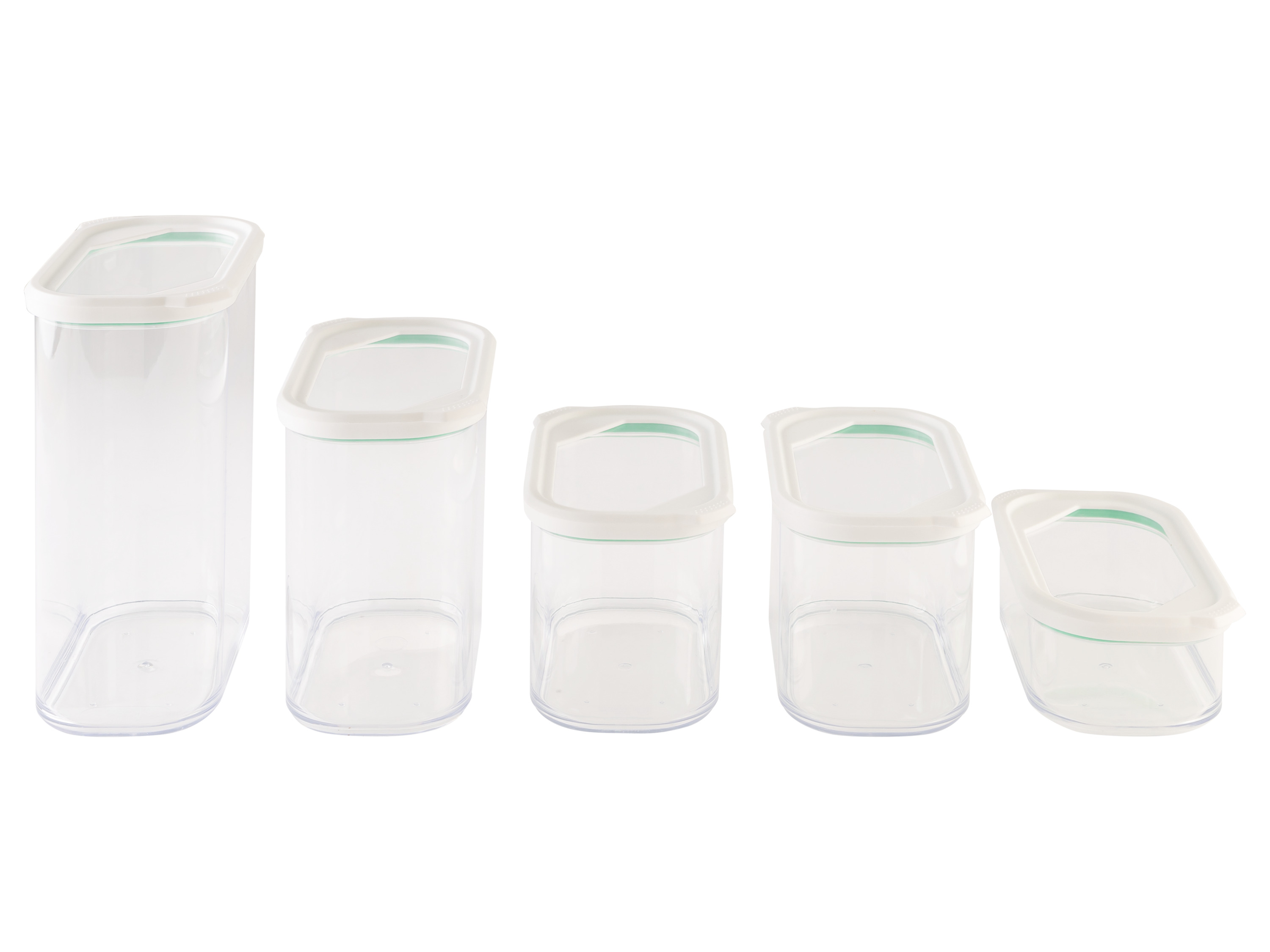 Livarno home Zestaw 5 pojemników na żywność lub 12 pojemników na przyprawy Pojemniki na produkty suche