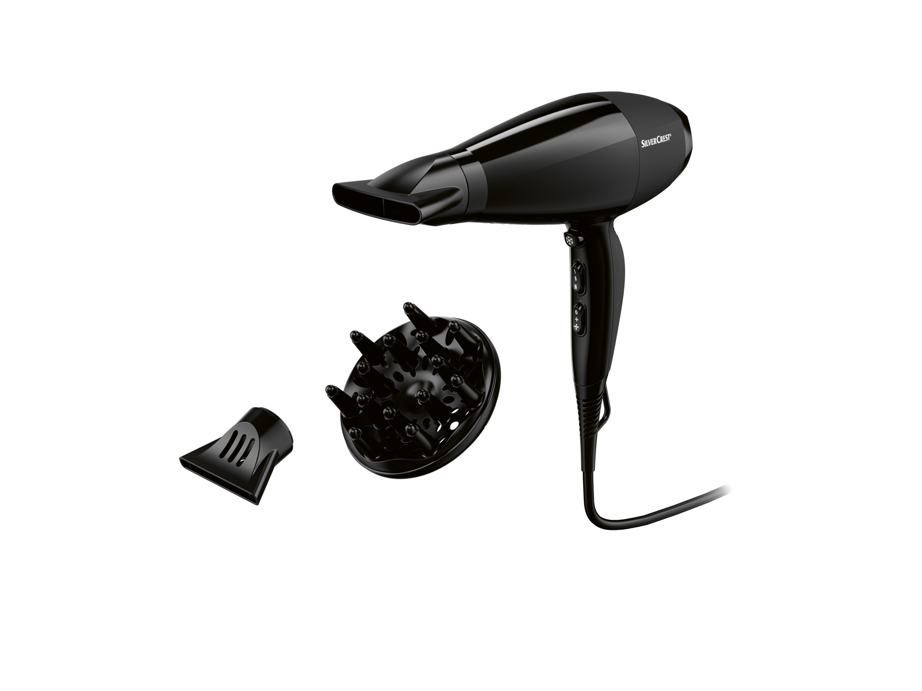 Silvercrest Personal Care Suszarka do włosów AC Profi Shac 2400, z jonizacją Czarny